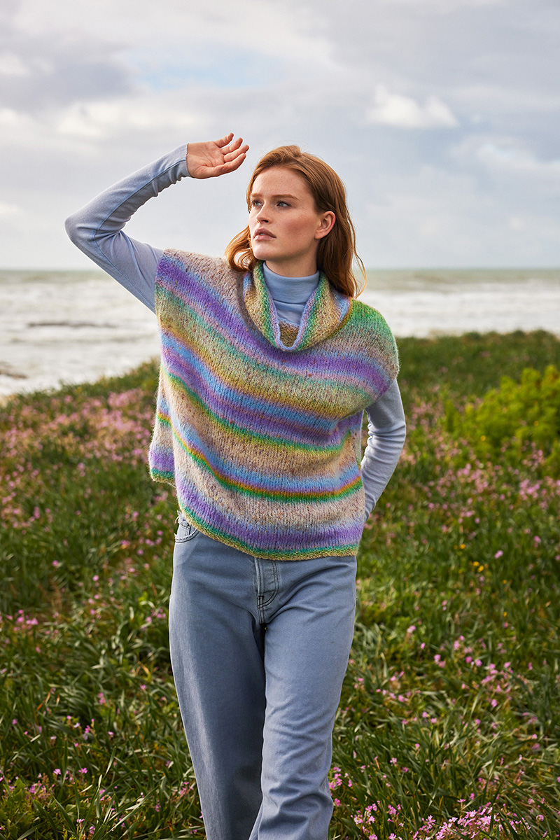 Strickset Pullover Aus Galaxy Von Lang Yarns 1 Strickset Pullover Aus Galaxy Von Lang Yarns