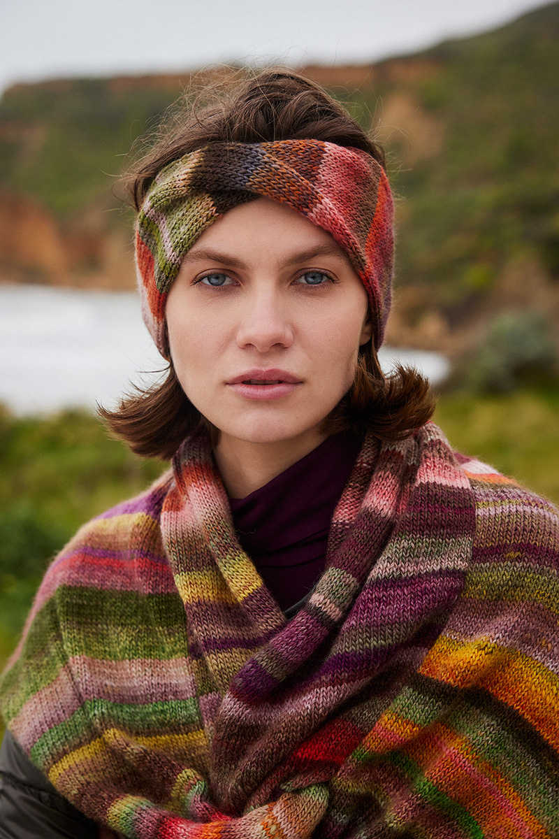 Strickset Stirnband Aus Infinity Von Lang Yarns 1 Strickset Stirnband Aus Infinity Von Lang Yarns